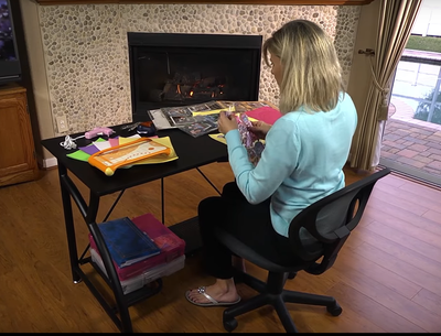 Simplify Your Workspace With An Origami Foldout Desk