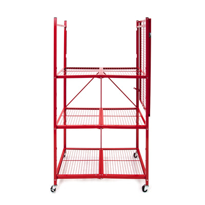 Origami R5 Series: Preassembled Large 4-Shelf Foldable Storage Rack