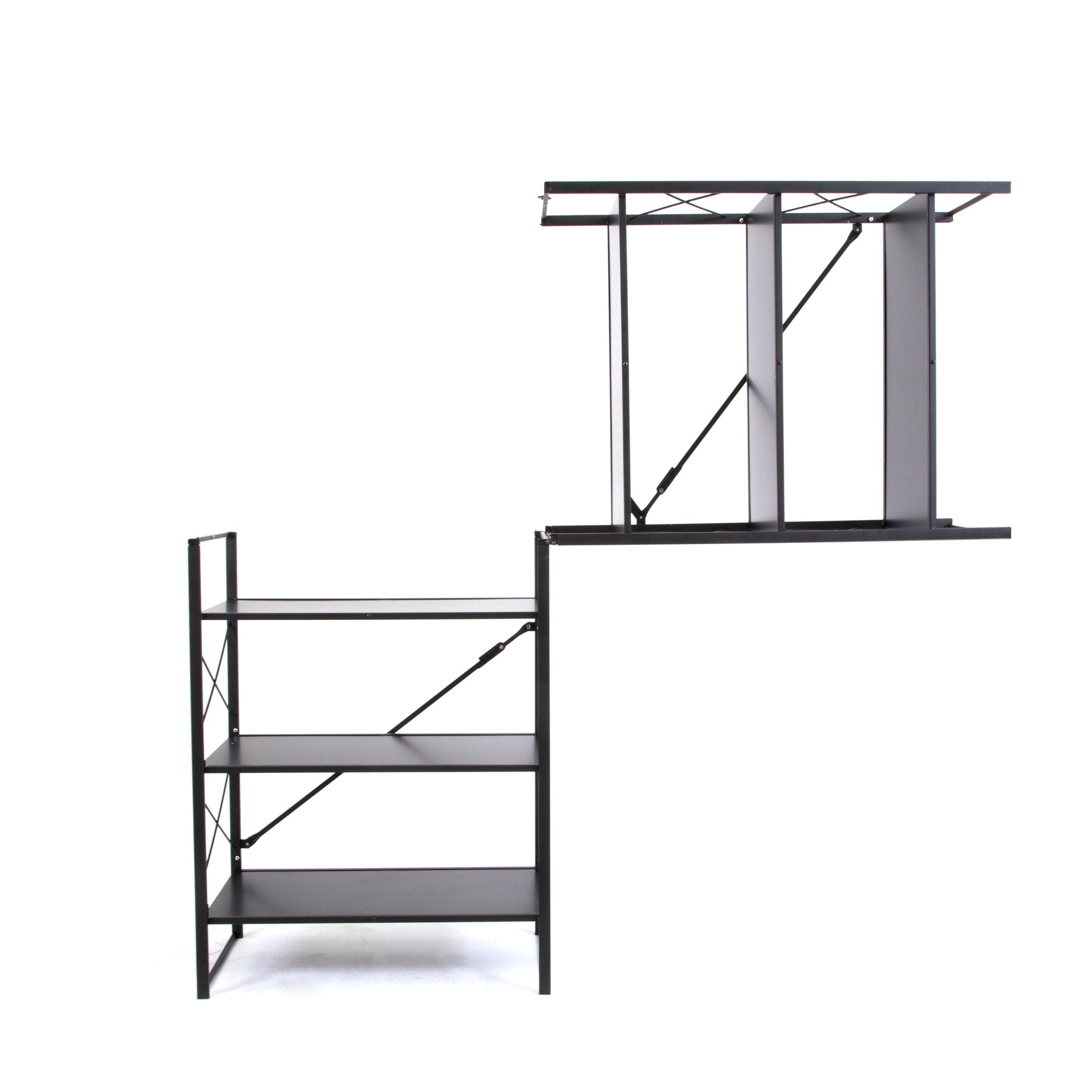Example Deco Rack Systems Deco Rack Series: 2-in-1 Adjustable 3/6 Flip Rack – Origami Rack