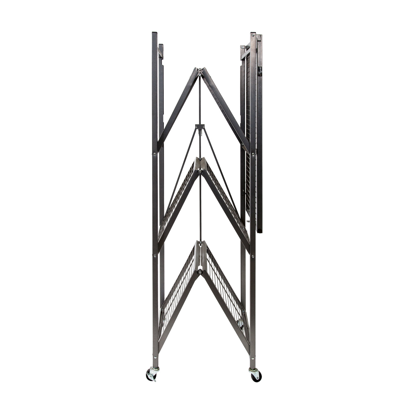 Origami R5 Series: Preassembled Large 4-Shelf Foldable Storage Rack