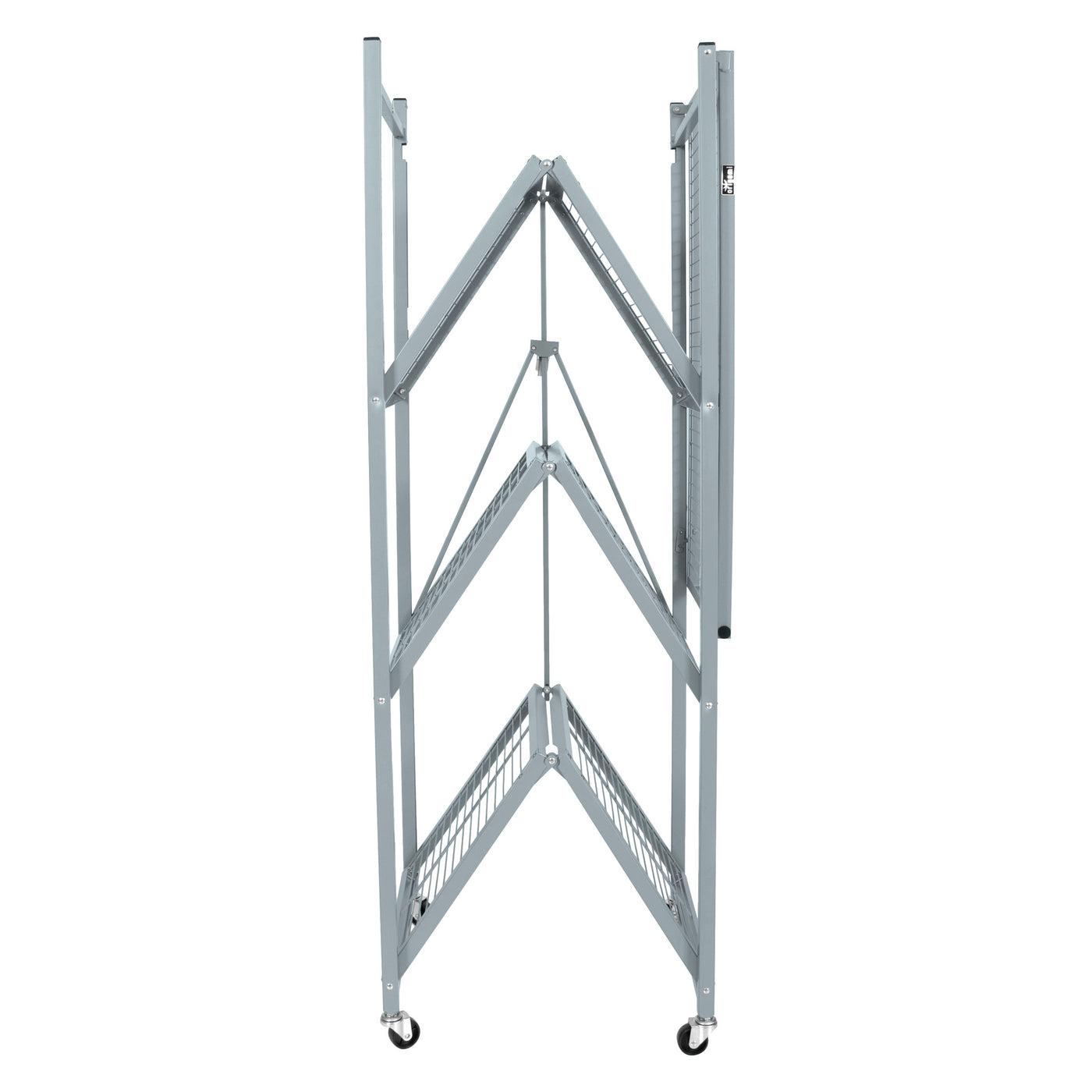 Origami R5 Series: Preassembled Large 4-Shelf Foldable Storage Rack