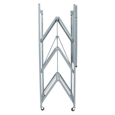 Origami R5 Series: Preassembled Large 4-Shelf Foldable Storage Rack