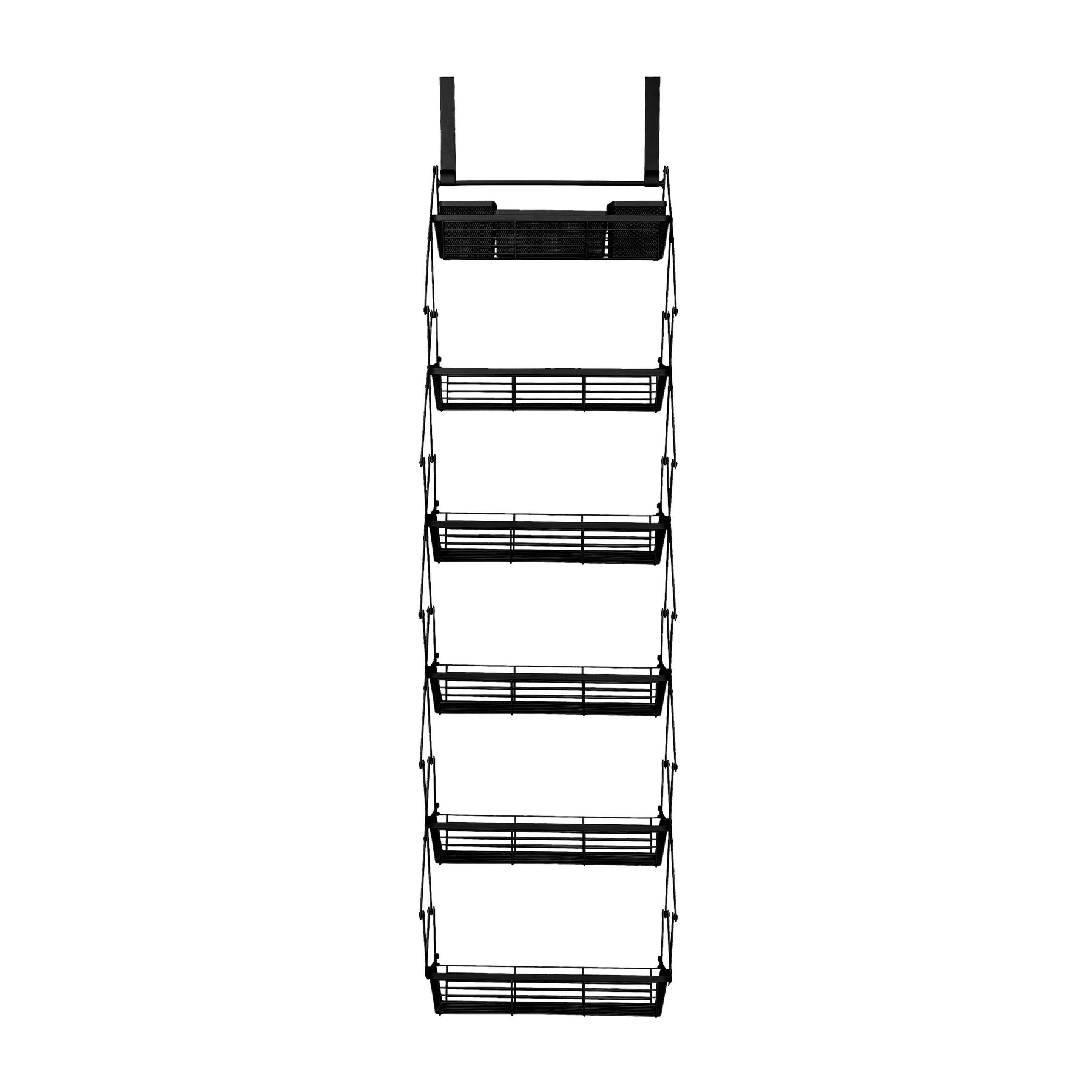 Overhang Rack Over The Door 6 Tier White Hanging Organization Rack by Supermoon ...