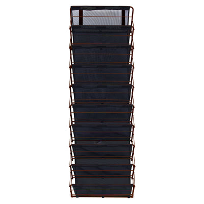 10-Tier Vertical Over-the-Door Organizer