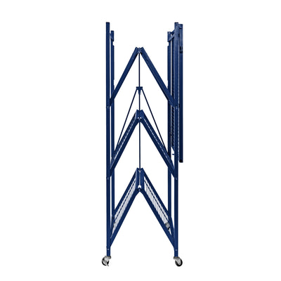 Origami R5 Series: Preassembled Large 4-Shelf Foldable Storage Rack