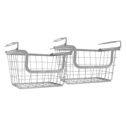 Origami Inner Hang Baskets - For Extra Space And Smaller Items - (2 Pack)