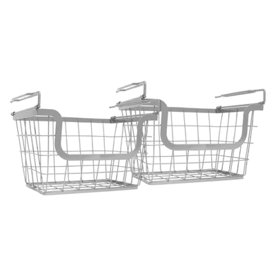 Origami Inner Hang Baskets - For Extra Space And Smaller Items - (2 Pack)