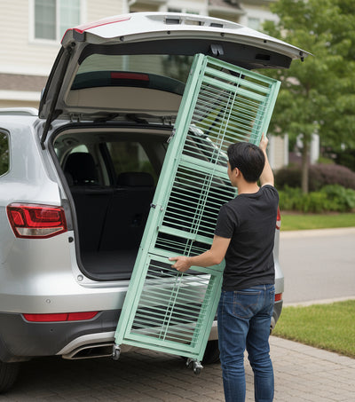 Origami R5 Series: Preassembled Large 4-Shelf Foldable Storage Rack