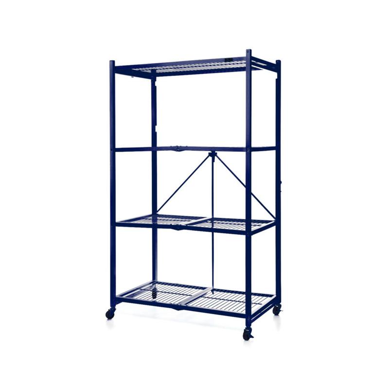 Origami R5 Series: Preassembled Large 4-Shelf Foldable Storage Rack
