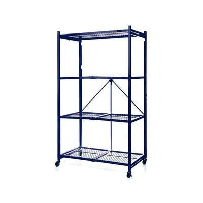 Origami R5 Series: Preassembled Large 4-Shelf Foldable Storage Rack
