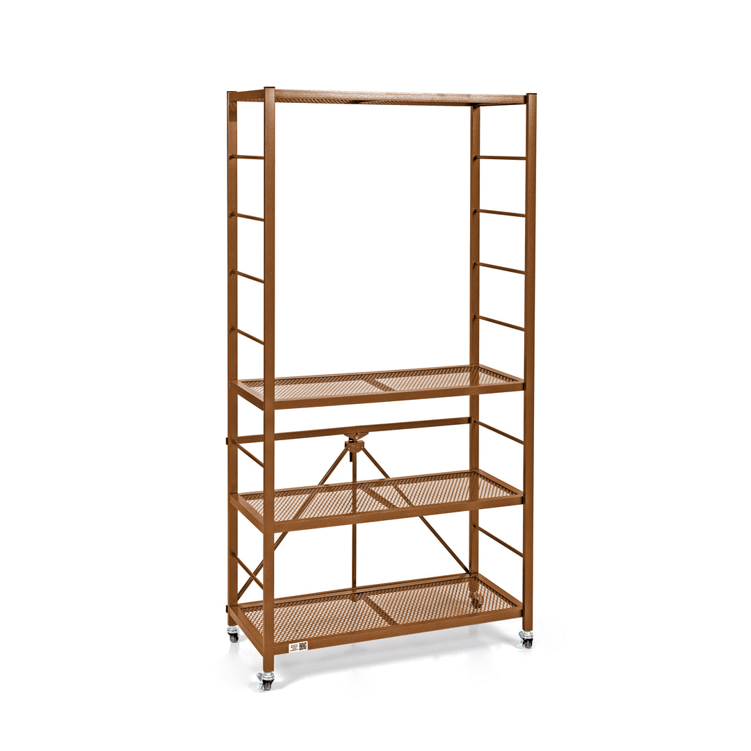 Origami R2 - Preassembled 4-Shelf Foldable Storage Rack