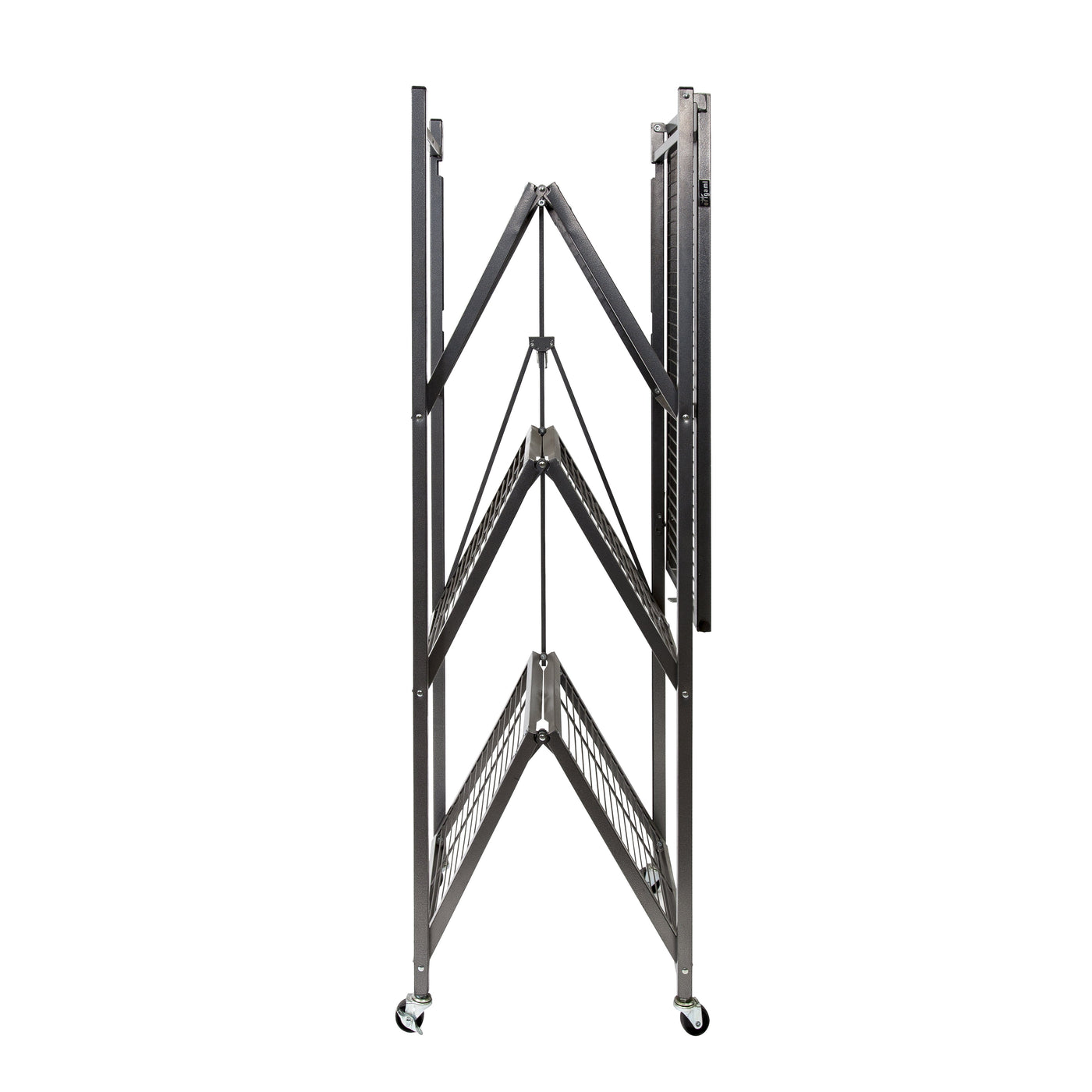 Origami R5 Series: Preassembled Large 4-Shelf Foldable Storage Rack