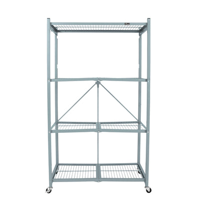 Origami R5 Series: Preassembled Large 4-Shelf Foldable Storage Rack