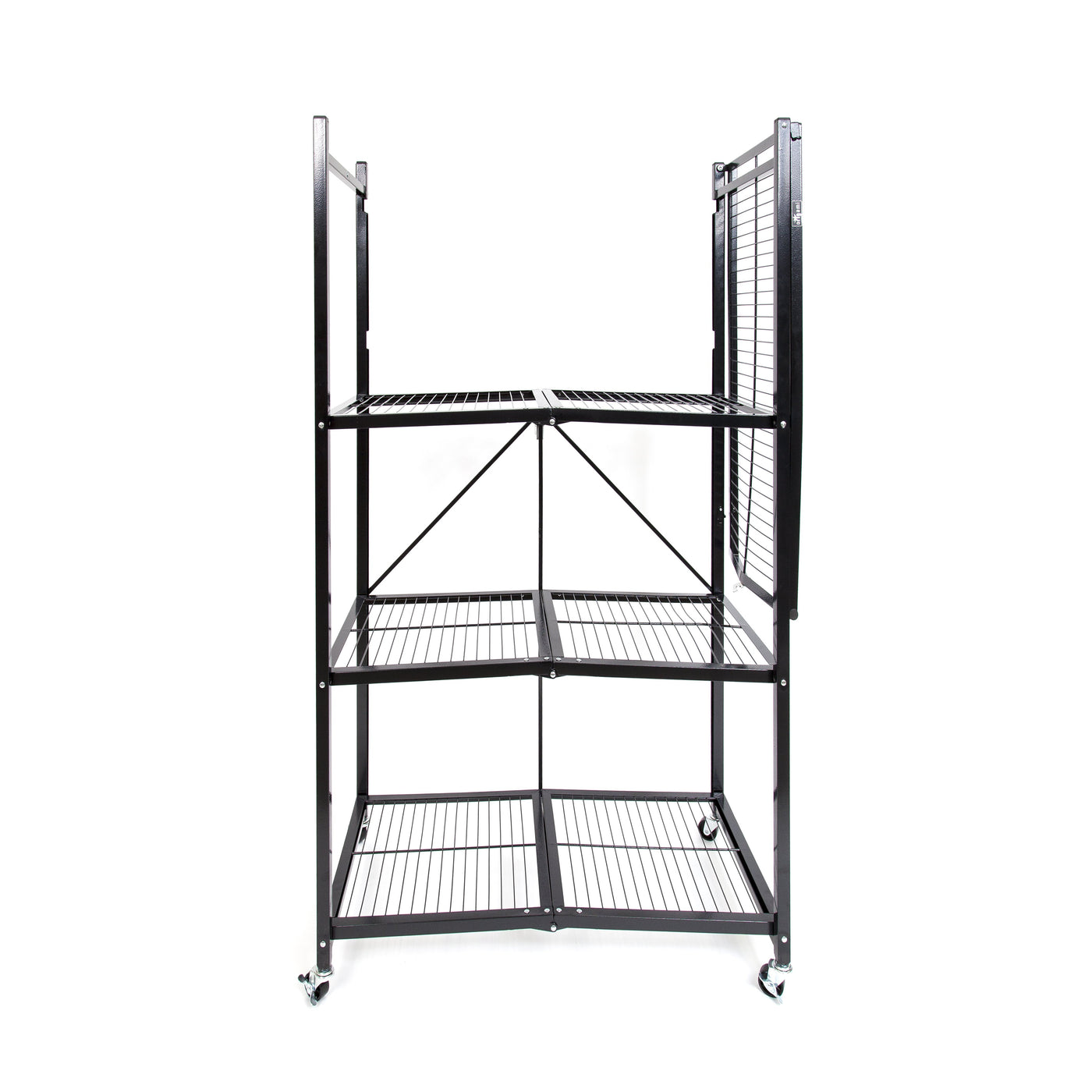 Origami R5 Series: Preassembled Large 4-Shelf Foldable Storage Rack