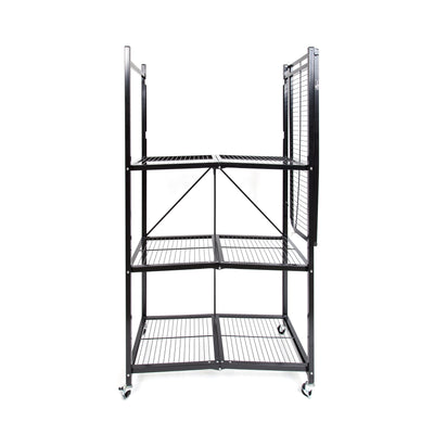 Origami R5 Series: Preassembled Large 4-Shelf Foldable Storage Rack
