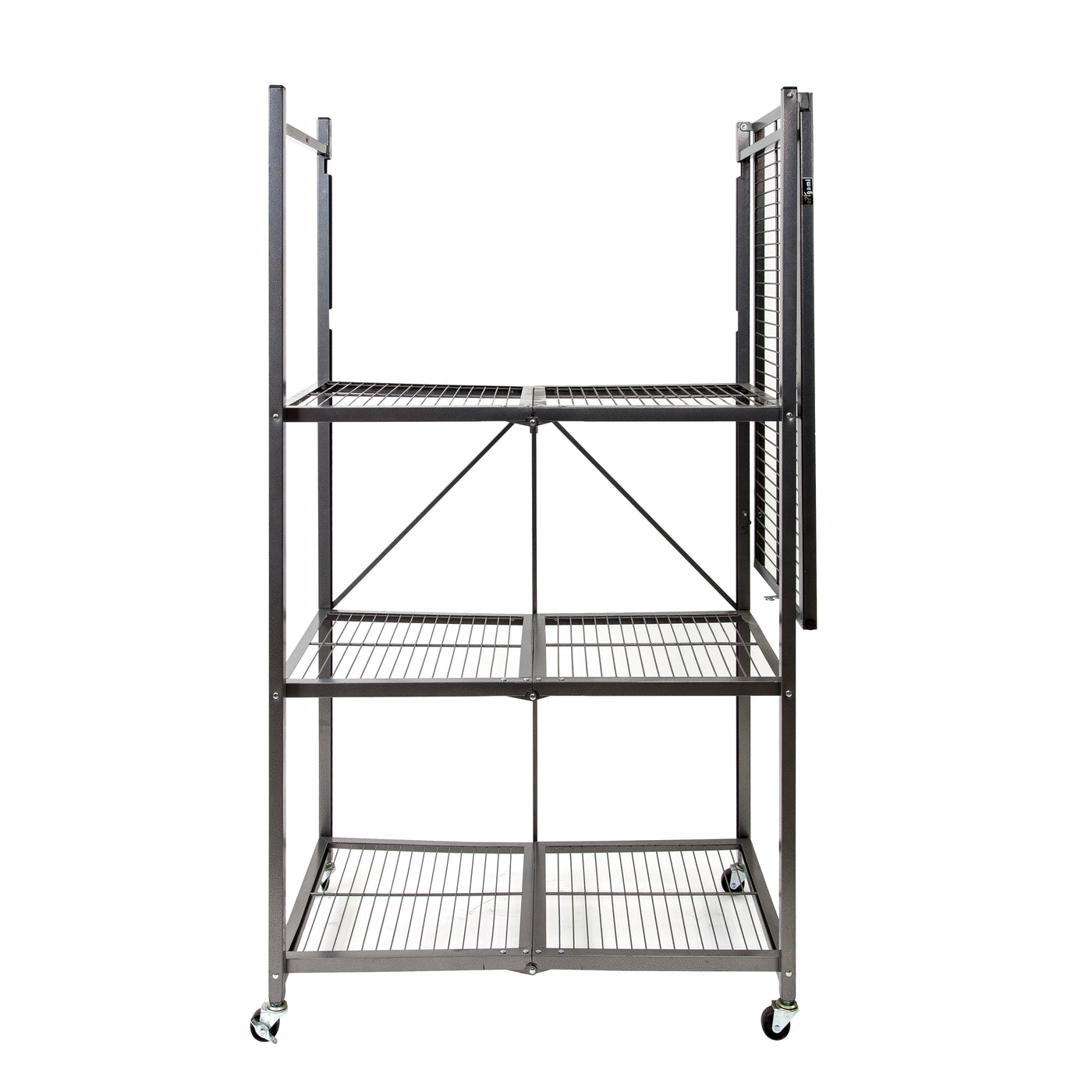 Origami R5 Series: Preassembled Large 4-Shelf Foldable Storage Rack