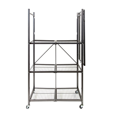 Origami R5 Series: Preassembled Large 4-Shelf Foldable Storage Rack