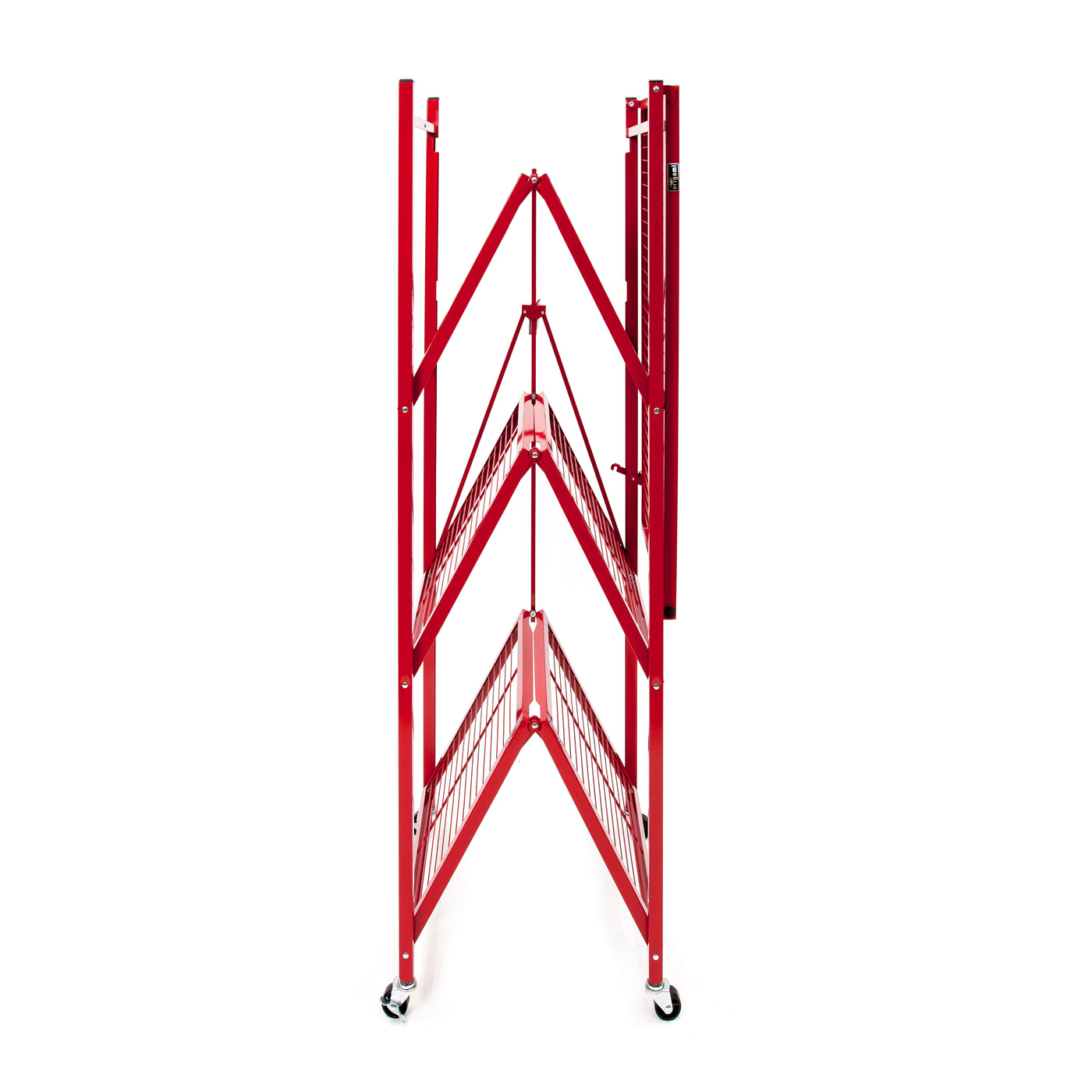 Origami R5 Series: Preassembled Large 4-Shelf Foldable Storage Rack