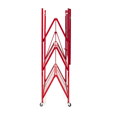 Origami R5 Series: Preassembled Large 4-Shelf Foldable Storage Rack