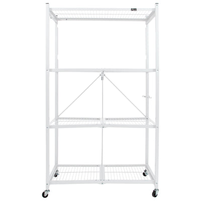 Origami R5 Series: Preassembled Large 4-Shelf Foldable Storage Rack
