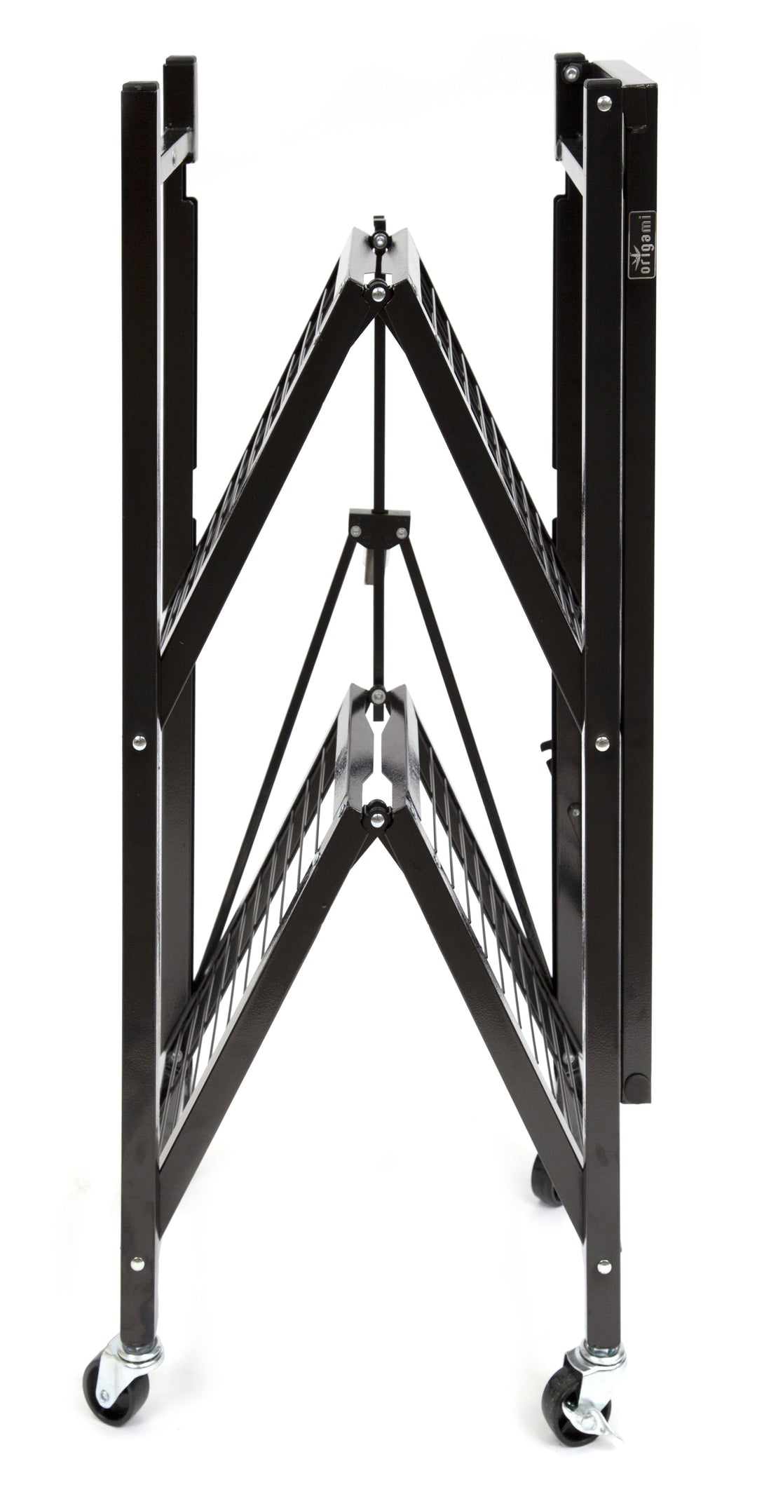 The Origami R3 : Preassembled 3-shelf foldable storage rack on