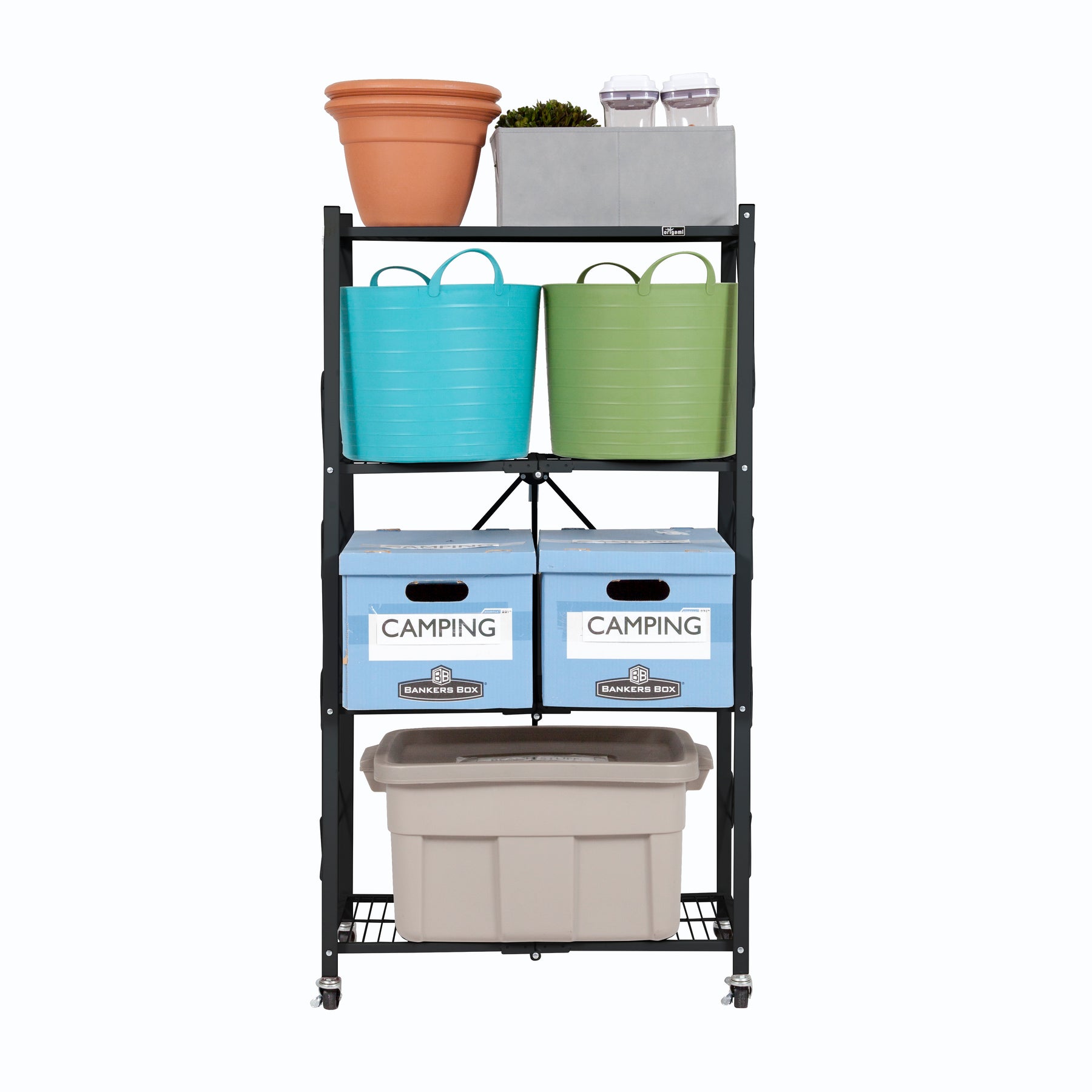 Origami R4 Series : Folding & Adjustable rack – Origami Rack