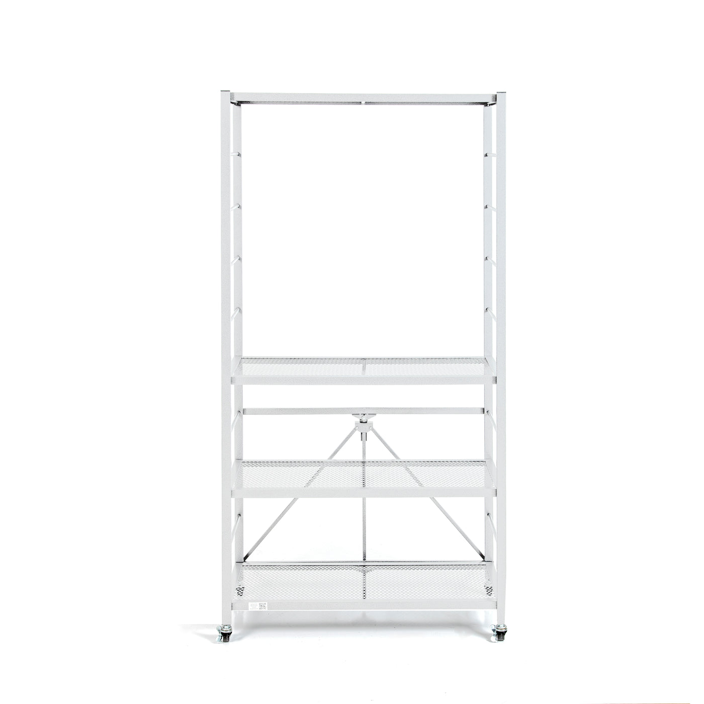 Origami R2 - Preassembled 4-Shelf Foldable Storage Rack - Adjustable S ...