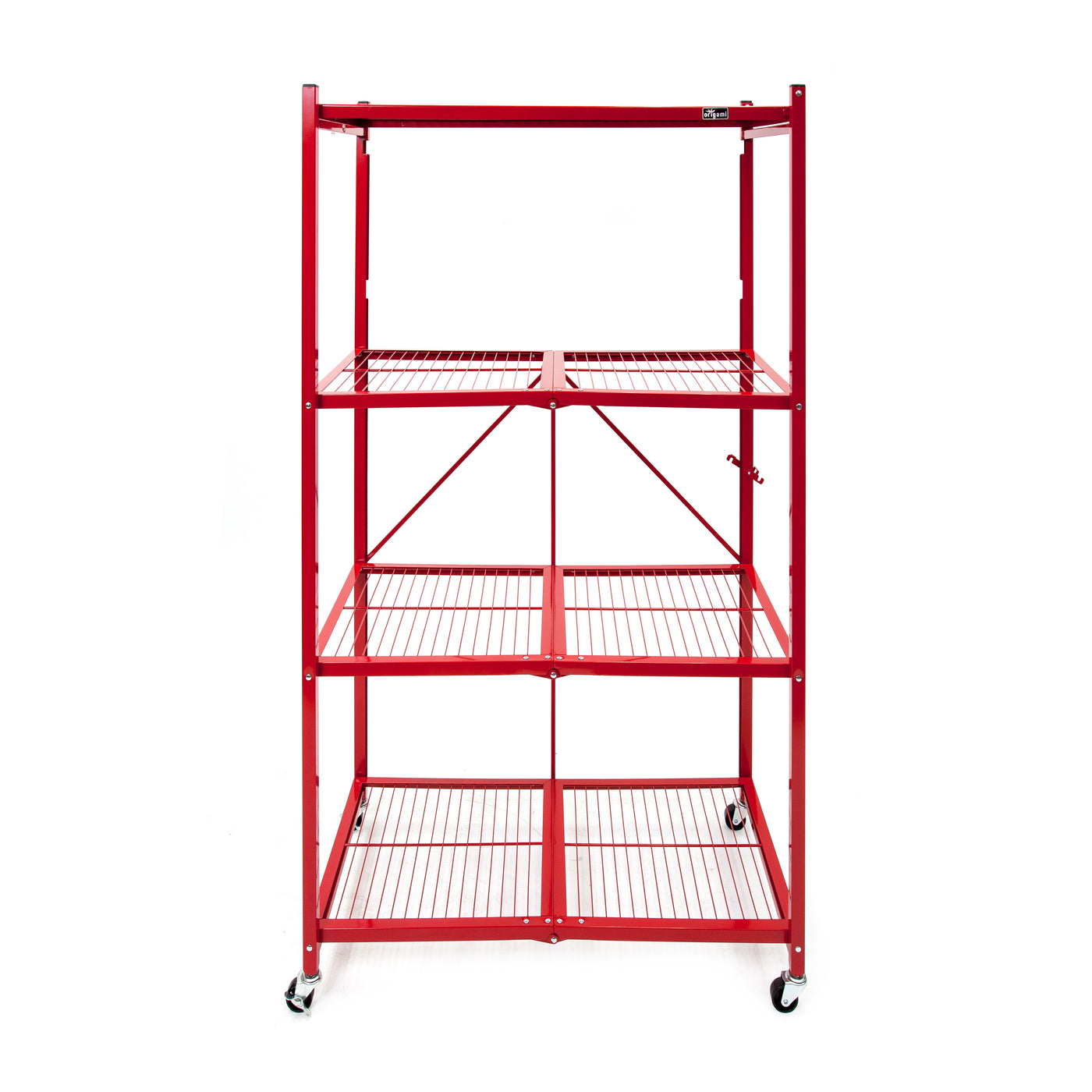 Origami R5 Series: Preassembled Large 4-Shelf Foldable Storage Rack