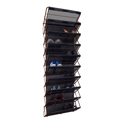 10-Tier Vertical Over-the-Door Organizer