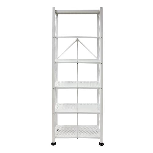THE RB - FOLDABLE 6-TIER PERFORATED RACK. TALL/SLIM MODEL.
