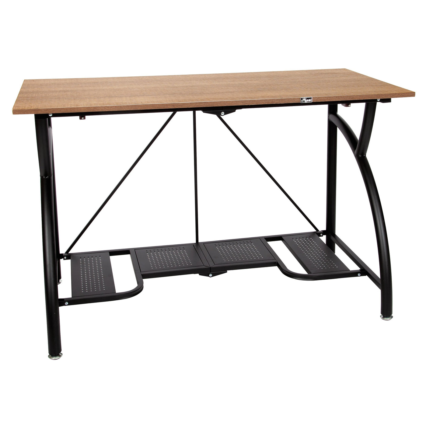 Large Foldout Two-Shelf Desk