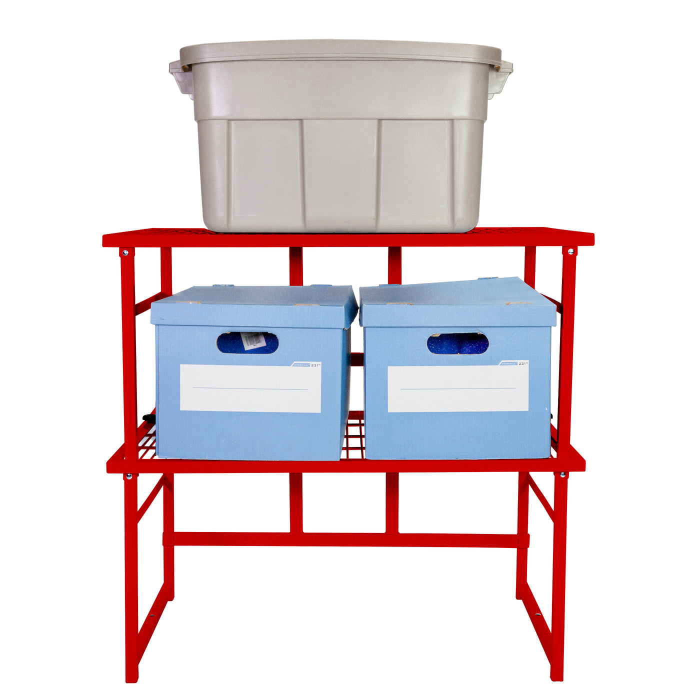 Origami R1 Series: Stackable & Foldable Storage Rack - (2-Pack ...