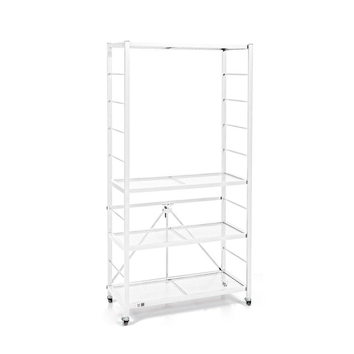 Origami R2 - Preassembled 4-Shelf Foldable Storage Rack