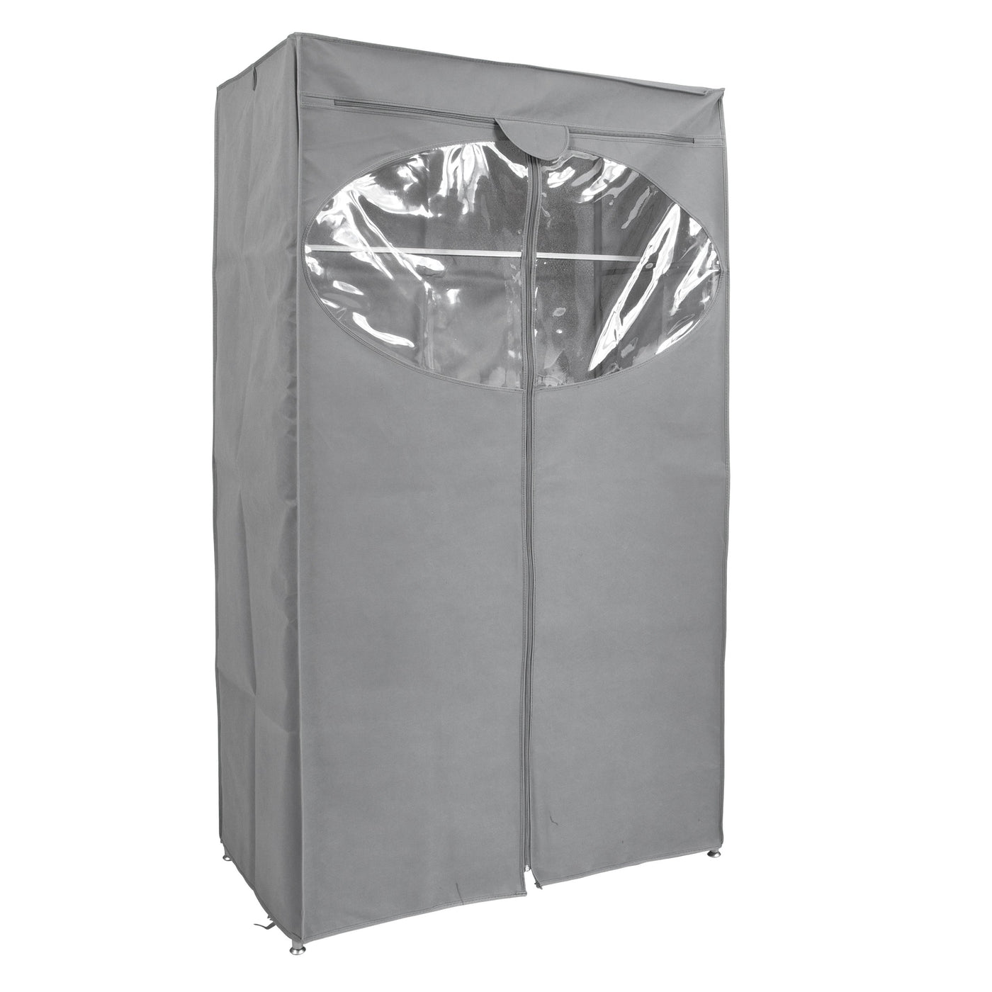 RCR Series: Folding Steel Closet with Cover - Platinum
