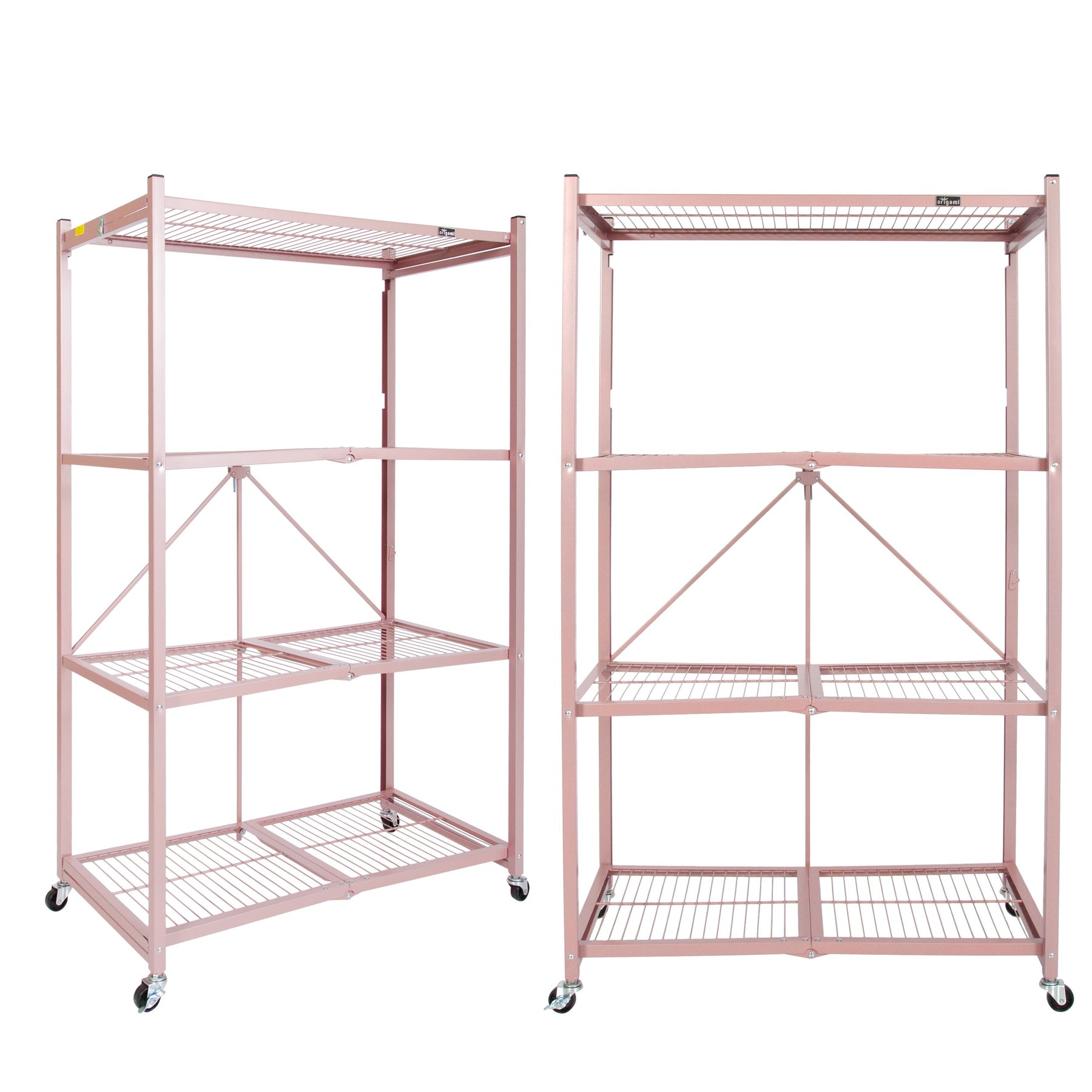 R5 Series: 4-Shelf Large Storage Rack-2 pack – Origami Rack